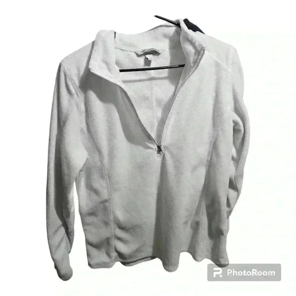Ladies port authority half zip jacket!